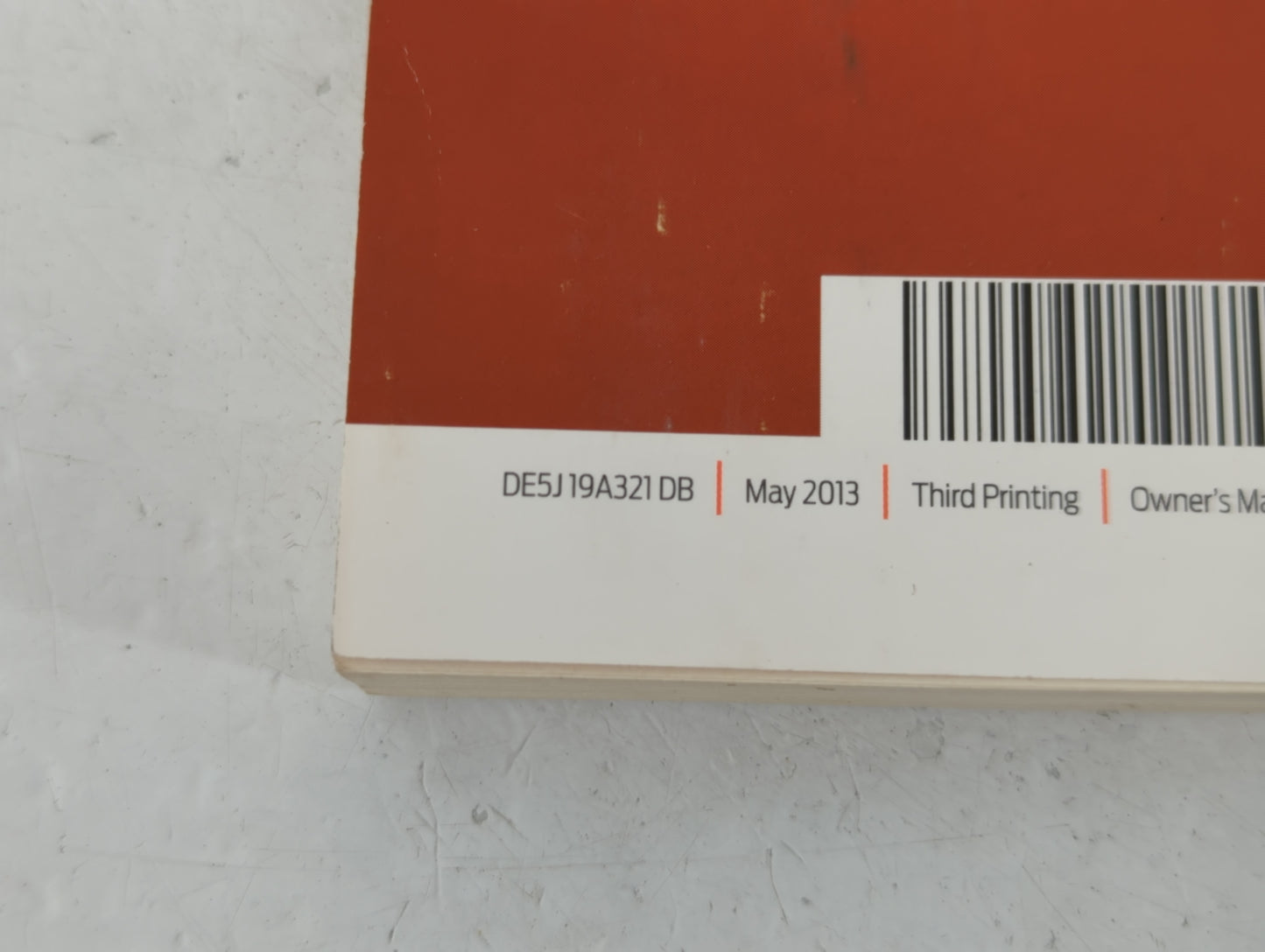 2013 Ford Fusion Owners Manual Book Guide P/N:DE5J 19A321 DB OEM Used Auto Parts - Oemusedautoparts1.com