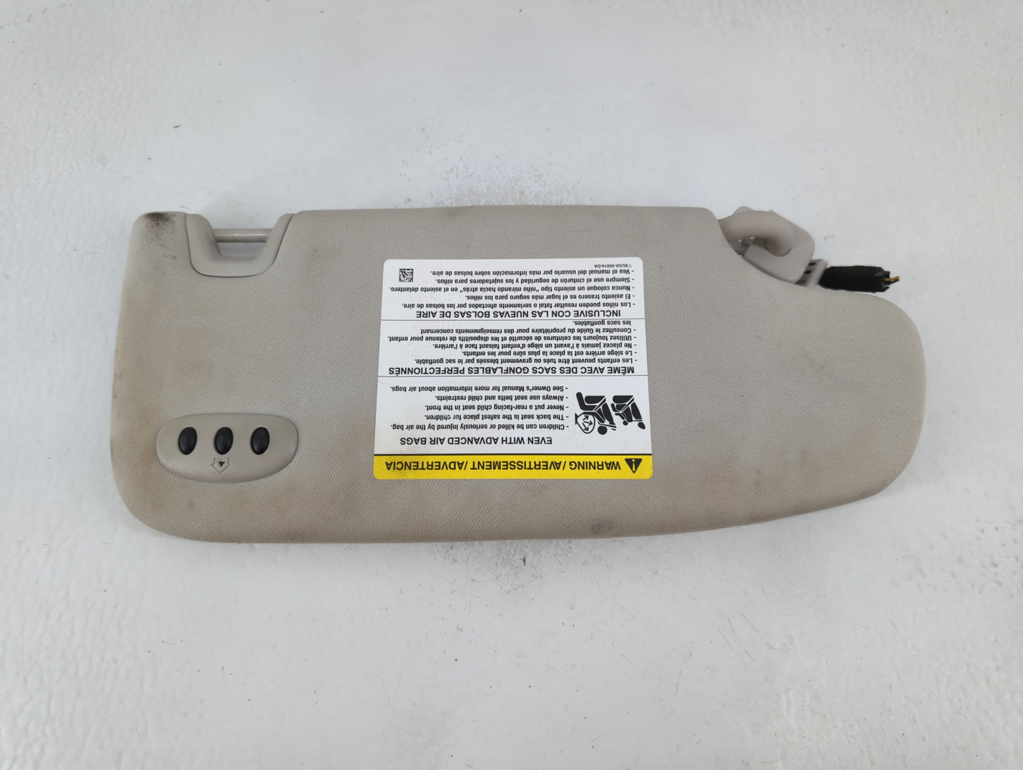 2013-2014 Ford Fusion Sun Visor Shade Replacement Driver Left Mirror Fits Fits 2013 2014 OEM Used Auto Parts - Oemusedautopa