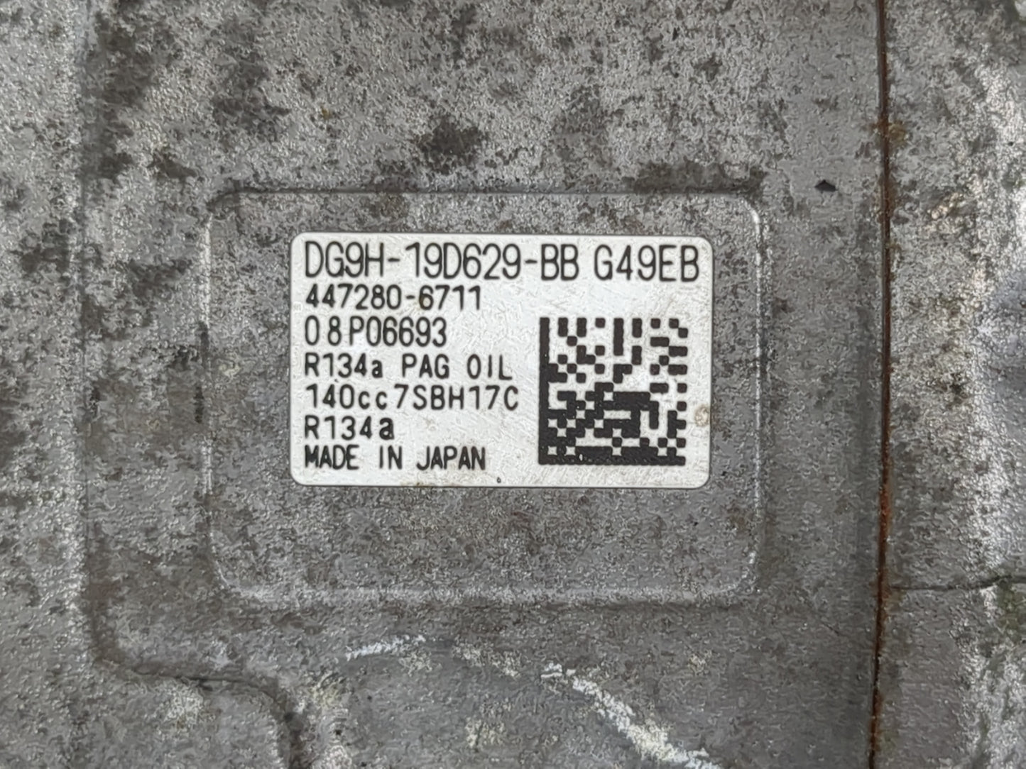 2013 Ford Fusion Air Conditioning A/c Ac Compressor Oem - Oemusedautoparts1.com