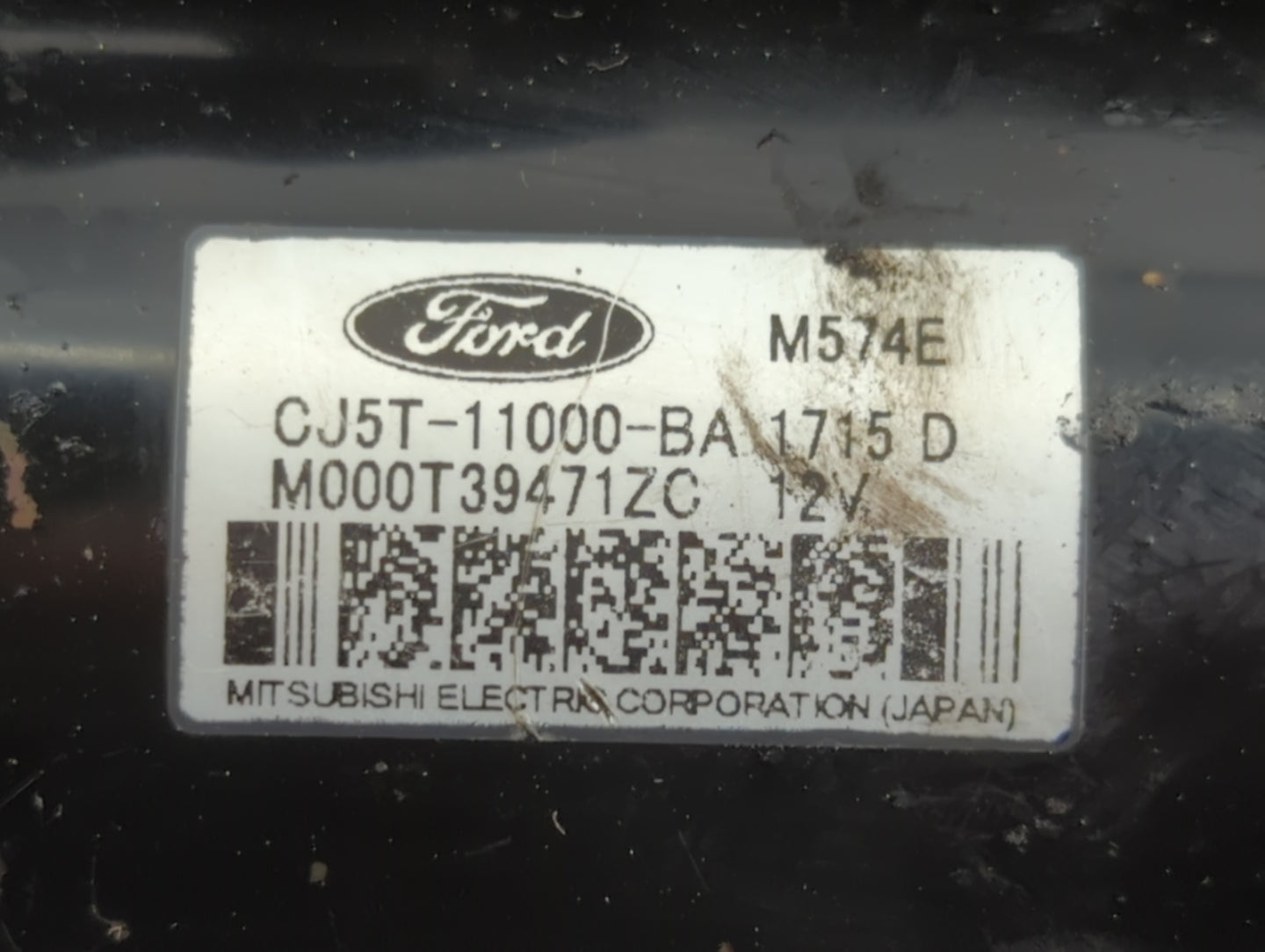 2013-2016 Ford Fusion Car Starter Motor Solenoid OEM P/N:CJ5T-11000-BA Fits Fits 2013 2014 2015 2016 OEM Used Auto Parts - O