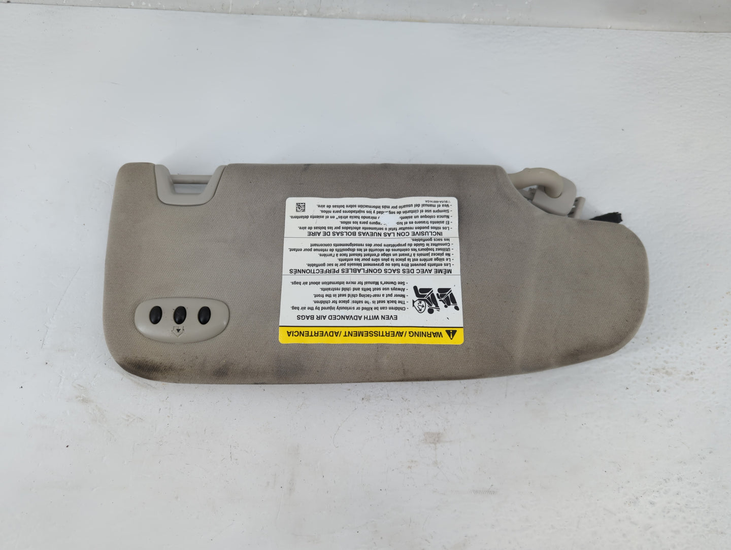 2013-2014 Ford Fusion Sun Visor Shade Replacement Driver Left Mirror Fits Fits 2013 2014 OEM Used Auto Parts - Oemusedautopa