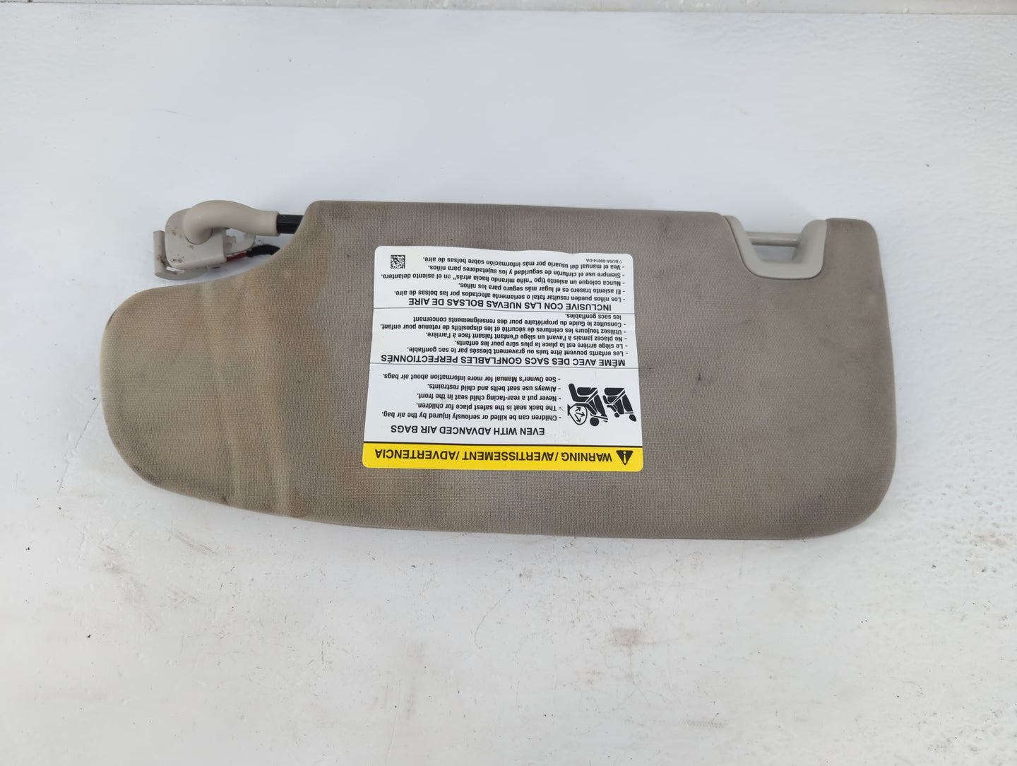 2013-2014 Ford Fusion Sun Visor Shade Replacement Passenger Right Mirror Fits Fits 2013 2014 OEM Used Auto Parts - Oemusedau