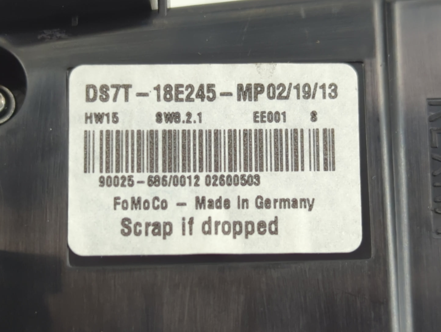 2013 Ford Fusion Radio AM FM Cd Player Receiver Replacement P/N:DS7T-18E245-MP Fits OEM Used Auto Parts - Oemusedautoparts1.