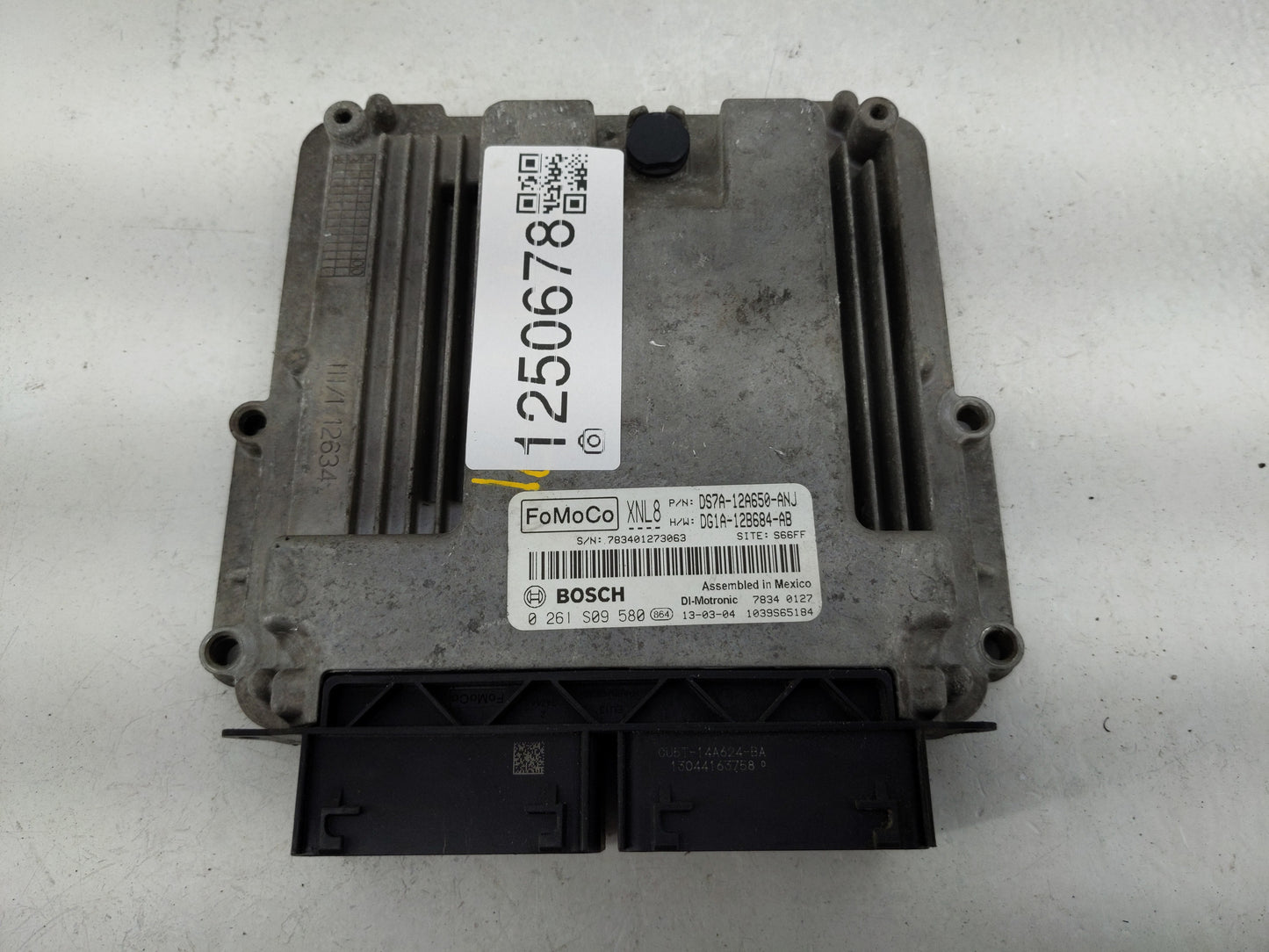 2013 Ford Fusion PCM Engine Control Computer ECU ECM PCU OEM P/N:0 261 S09 580 DS7A-12A650-ANJ Fits OEM Used Auto Parts - Oe