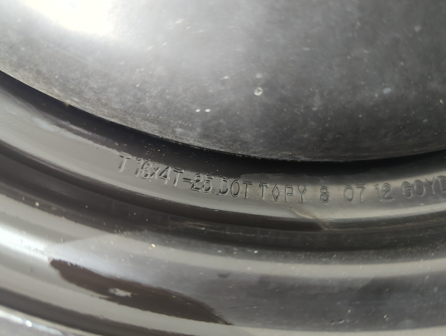 2013-2020 Ford Fusion Spare Donut Tire Wheel Rim Oem 1264607 - Oemusedautoparts1.com