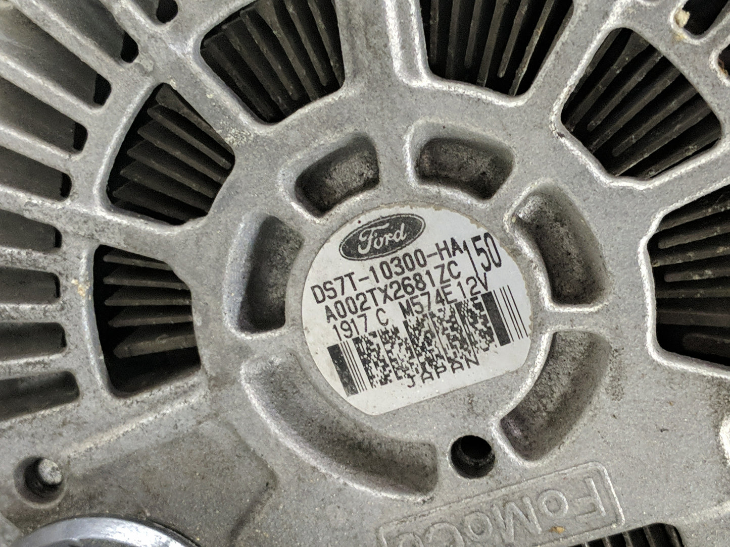 2013-2020 Ford Fusion Alternator Replacement Generator Charging Assembly Engine OEM P/N:A002TX2681ZC DS7T-10300-HA Fits OEM 