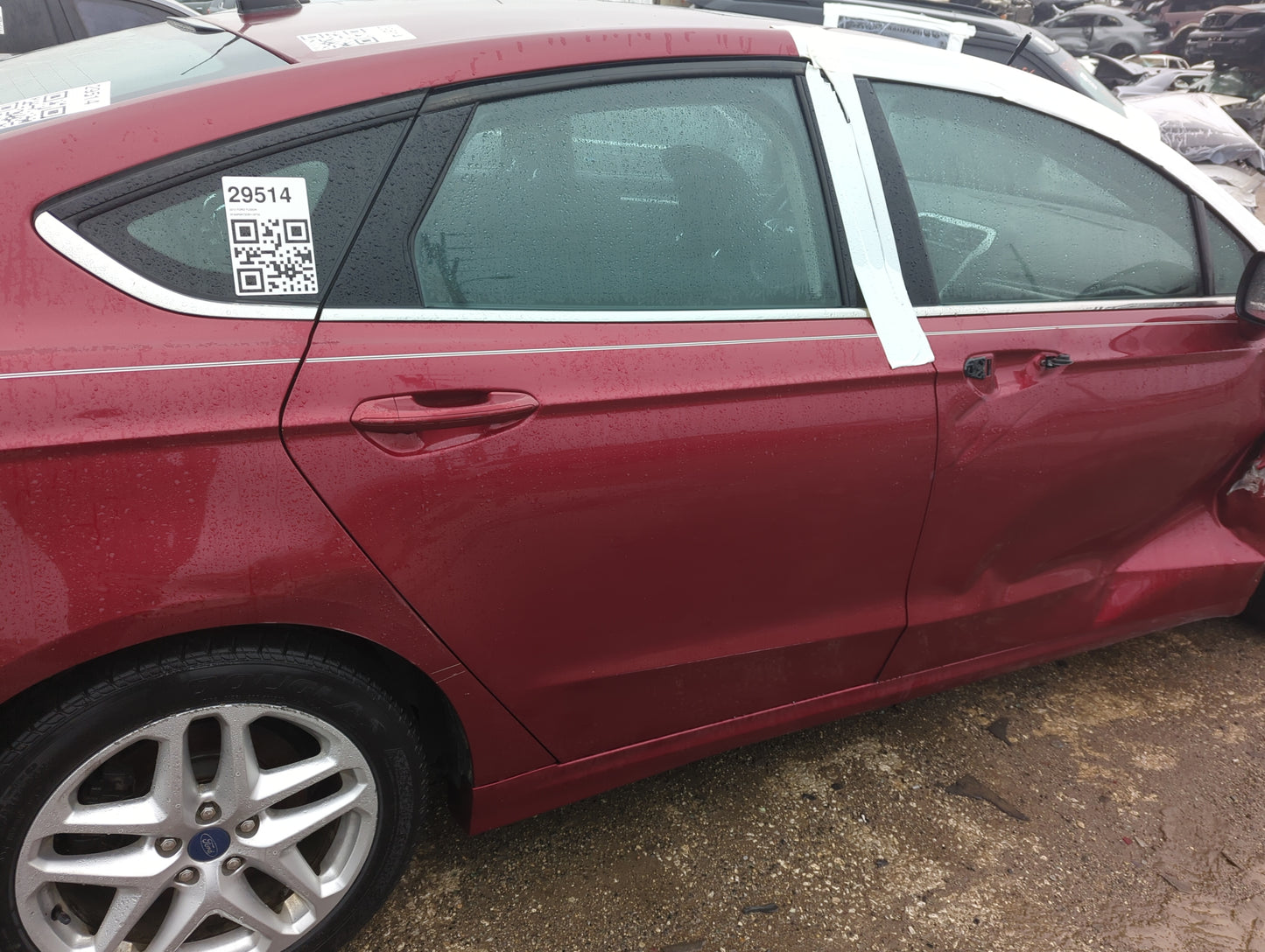 2013-2016 Ford Fusion Passenger Rear Door Oem 1297251 - Oemusedautoparts1.com