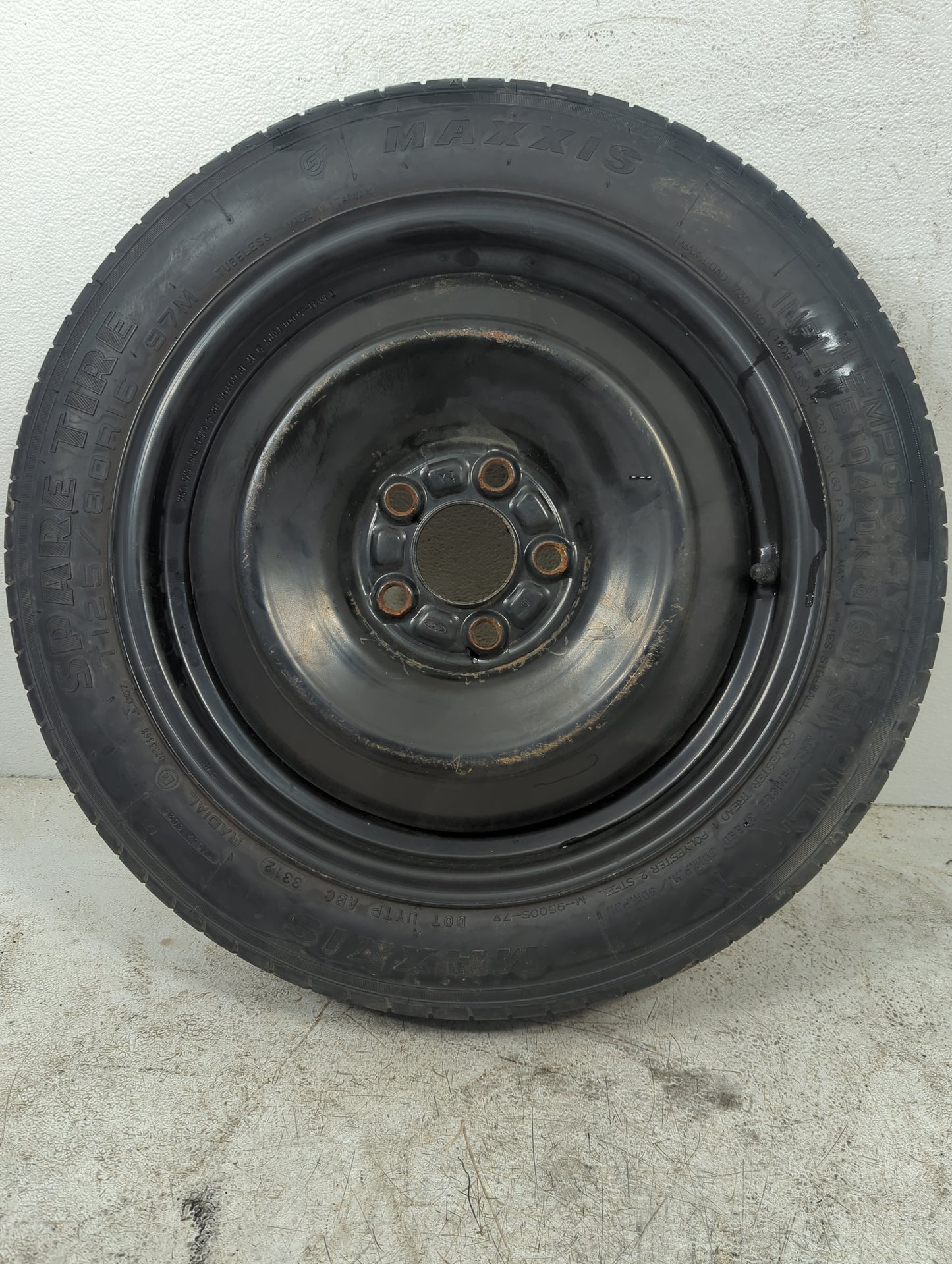 2013-2020 Ford Fusion Spare Donut Tire Wheel Rim Oem 1305869 - Oemusedautoparts1.com