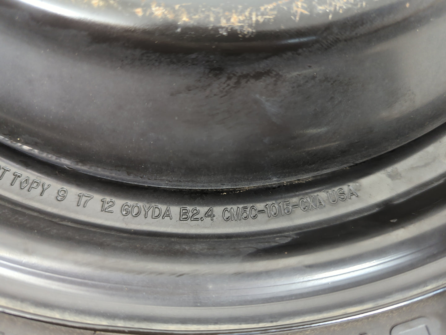 2013-2020 Ford Fusion Spare Donut Tire Wheel Rim Oem 1305869 - Oemusedautoparts1.com