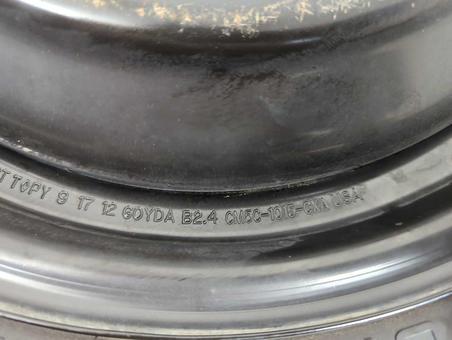 2013-2020 Ford Fusion Spare Donut Tire Wheel Rim Oem 1305869 - Oemusedautoparts1.com
