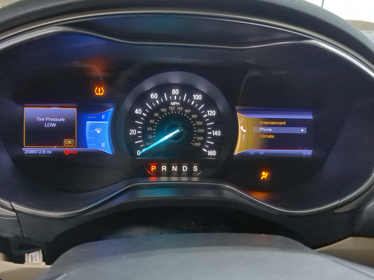 2013 Ford Fusion Instrument Cluster Speedometer Gauges Fits OEM Used Auto Parts - Oemusedautoparts1.com