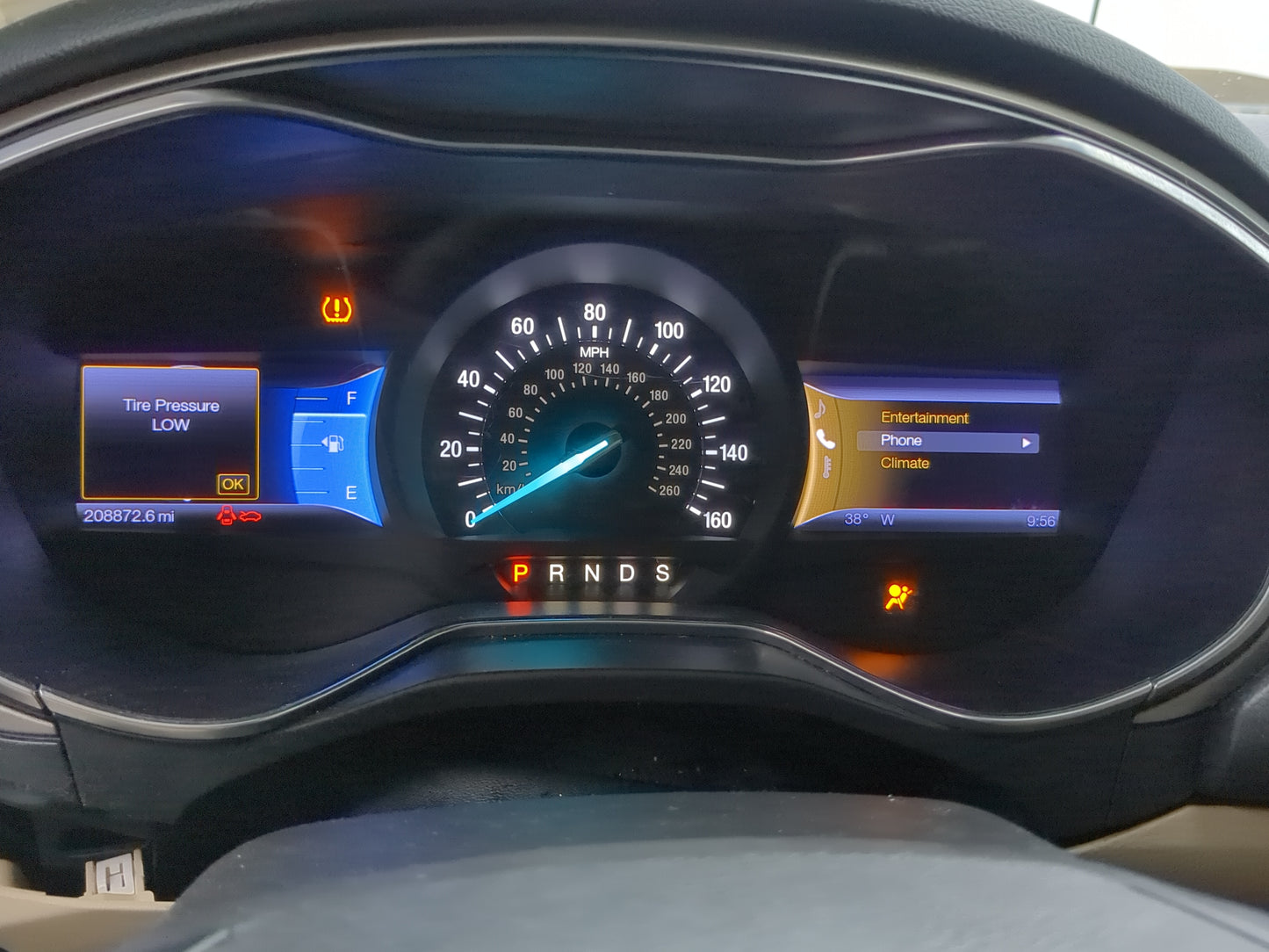 2013 Ford Fusion Instrument Cluster Speedometer Gauges Fits OEM Used Auto Parts - Oemusedautoparts1.com