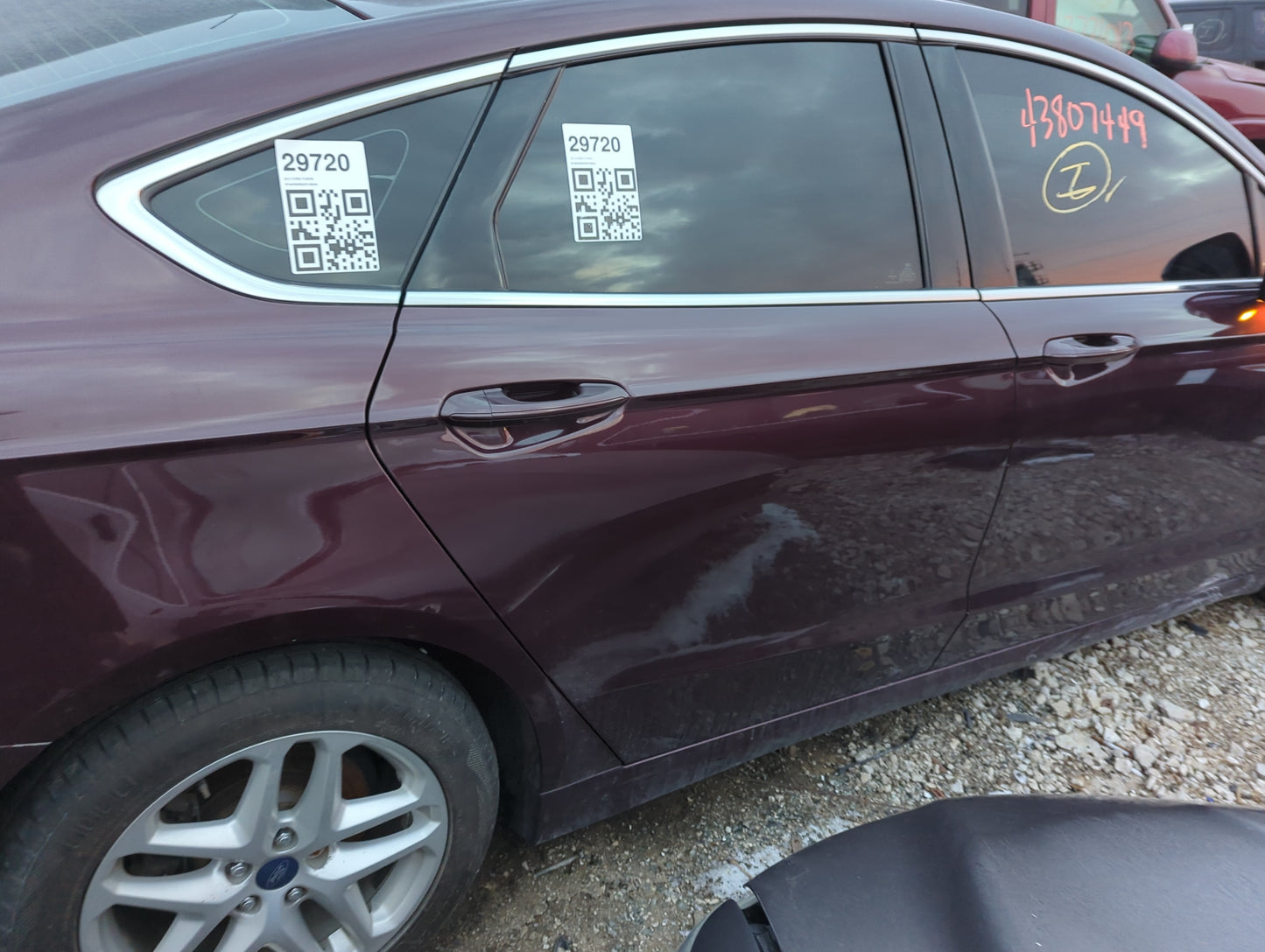 2013-2016 Ford Fusion Passenger Rear Door Oem 1306255 - Oemusedautoparts1.com
