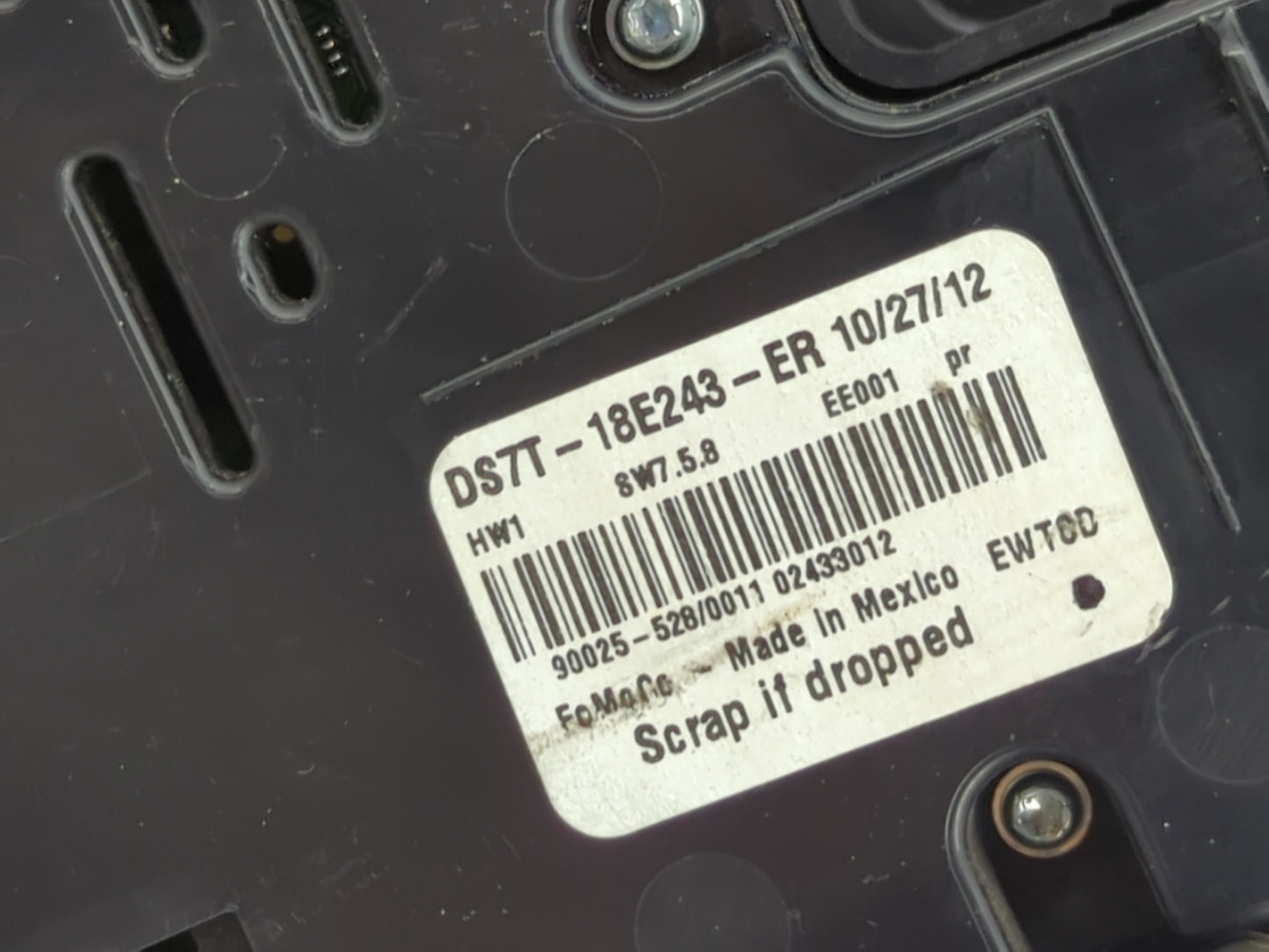 2013-2013 Ford Fusion Radio Control Panel - Oemusedautoparts1.com