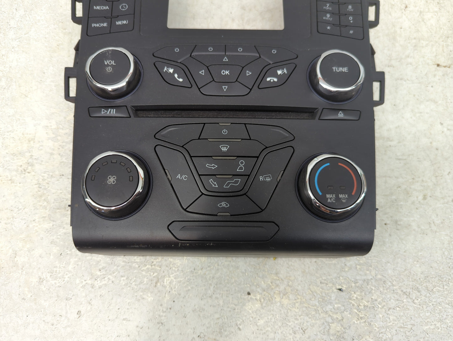 2013 Ford Fusion Radio AM FM Cd Player Receiver Replacement P/N:DS7T-18E243-EU Fits OEM Used Auto Parts - Oemusedautoparts1.