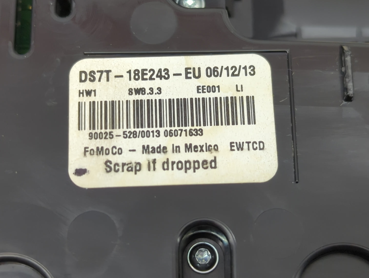 2013 Ford Fusion Radio AM FM Cd Player Receiver Replacement P/N:DS7T-18E243-EU Fits OEM Used Auto Parts - Oemusedautoparts1.
