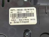 2013 Ford Fusion Radio AM FM Cd Player Receiver Replacement P/N:DS7T-18E243-EU Fits OEM Used Auto Parts - Oemusedautoparts1.