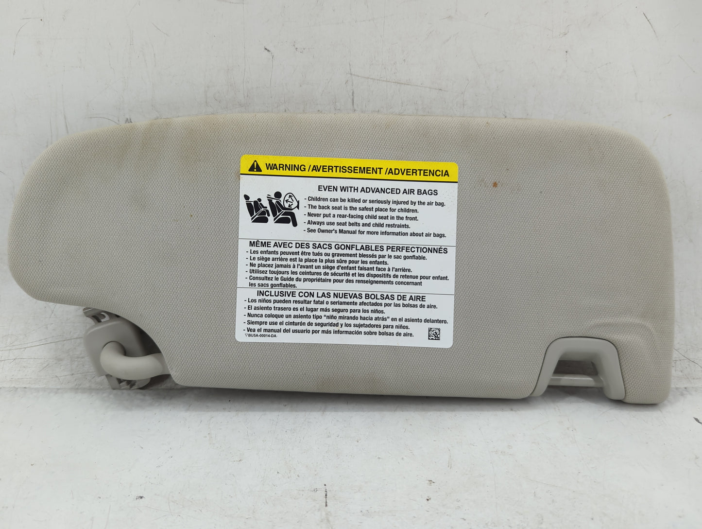 2013-2014 Ford Fusion Sun Visor Shade Replacement Driver Left Mirror Fits Fits 2013 2014 OEM Used Auto Parts - Oemusedautopa