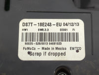 2013 Ford Fusion Radio AM FM Cd Player Receiver Replacement P/N:DS7T-18E243-EU Fits OEM Used Auto Parts - Oemusedautoparts1.