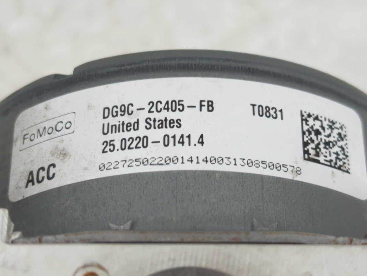 2013 Ford Fusion Anti-Lock Brake ABS Pump Module Actuator OEM P/N:DG9C-2C405-FB Fits OEM Used Auto Parts - Oemusedautoparts1