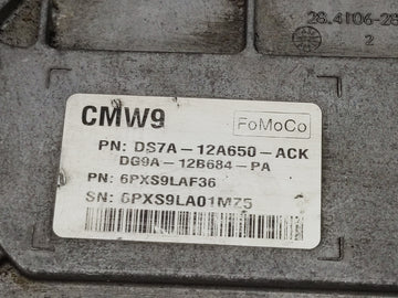 2013 Ford Fusion PCM Engine Control Computer ECU ECM PCU OEM P/N:DG9A-12B684-PA DS7A-12A650-ACK Fits OEM Used Auto Parts