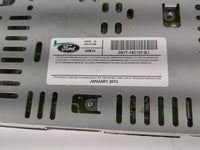 2013 Ford Fusion Radio AM FM Cd Player Receiver Replacement P/N:DS7T-19C107-BJ Fits OEM Used Auto Parts - Oemusedautoparts1.