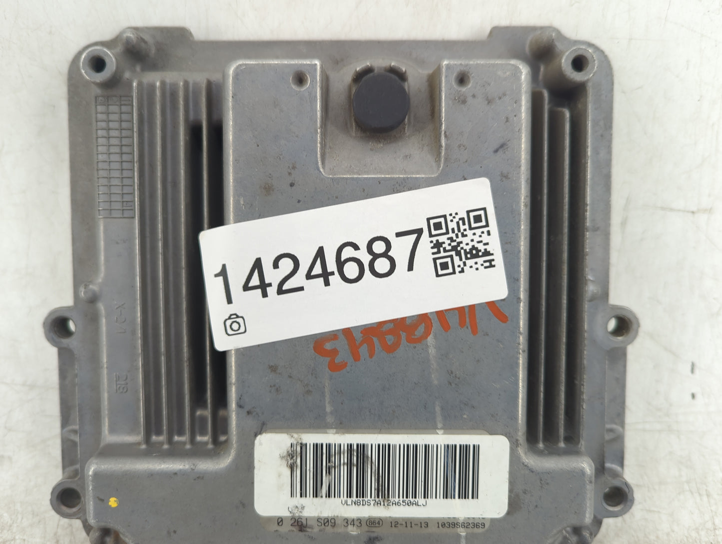 2013 Ford Fusion PCM Engine Control Computer ECU ECM PCU OEM P/N:0261S09343 CU5T-14A624-BA, 12289193700 Fits OEM Used Auto P