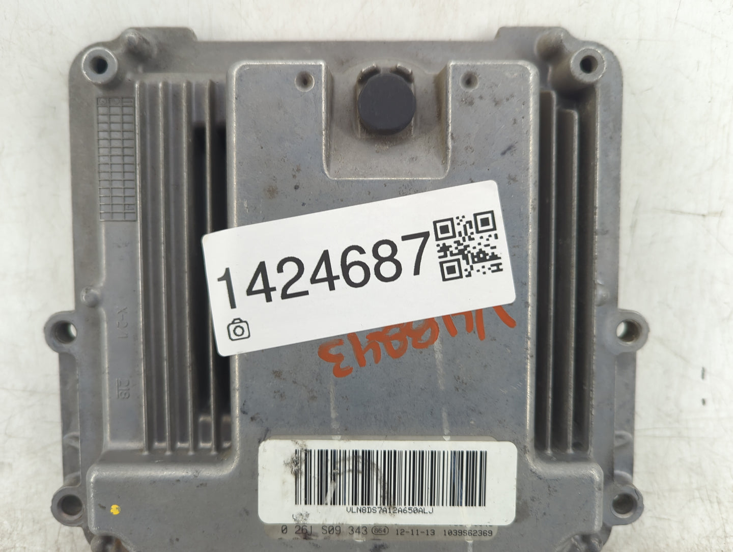 2013 Ford Fusion PCM Engine Control Computer ECU ECM PCU OEM P/N:0261S09343 CU5T-14A624-BA, 12289193700 Fits OEM Used Auto P