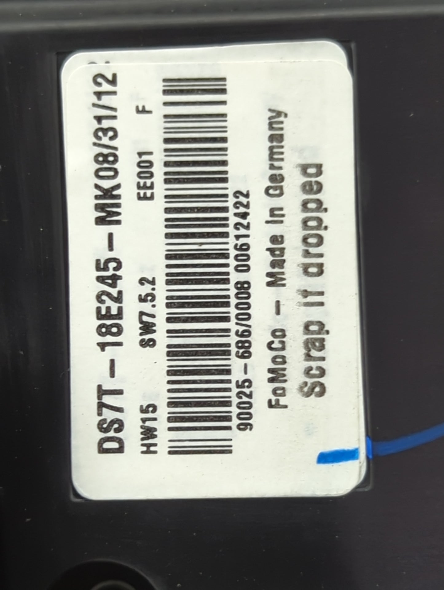 2013-2014 Ford Fusion Radio AM FM Cd Player Receiver Replacement P/N:DS7T-18E245-MK DS7T-18E245-MJ Fits Fits 2013 2014 OEM U