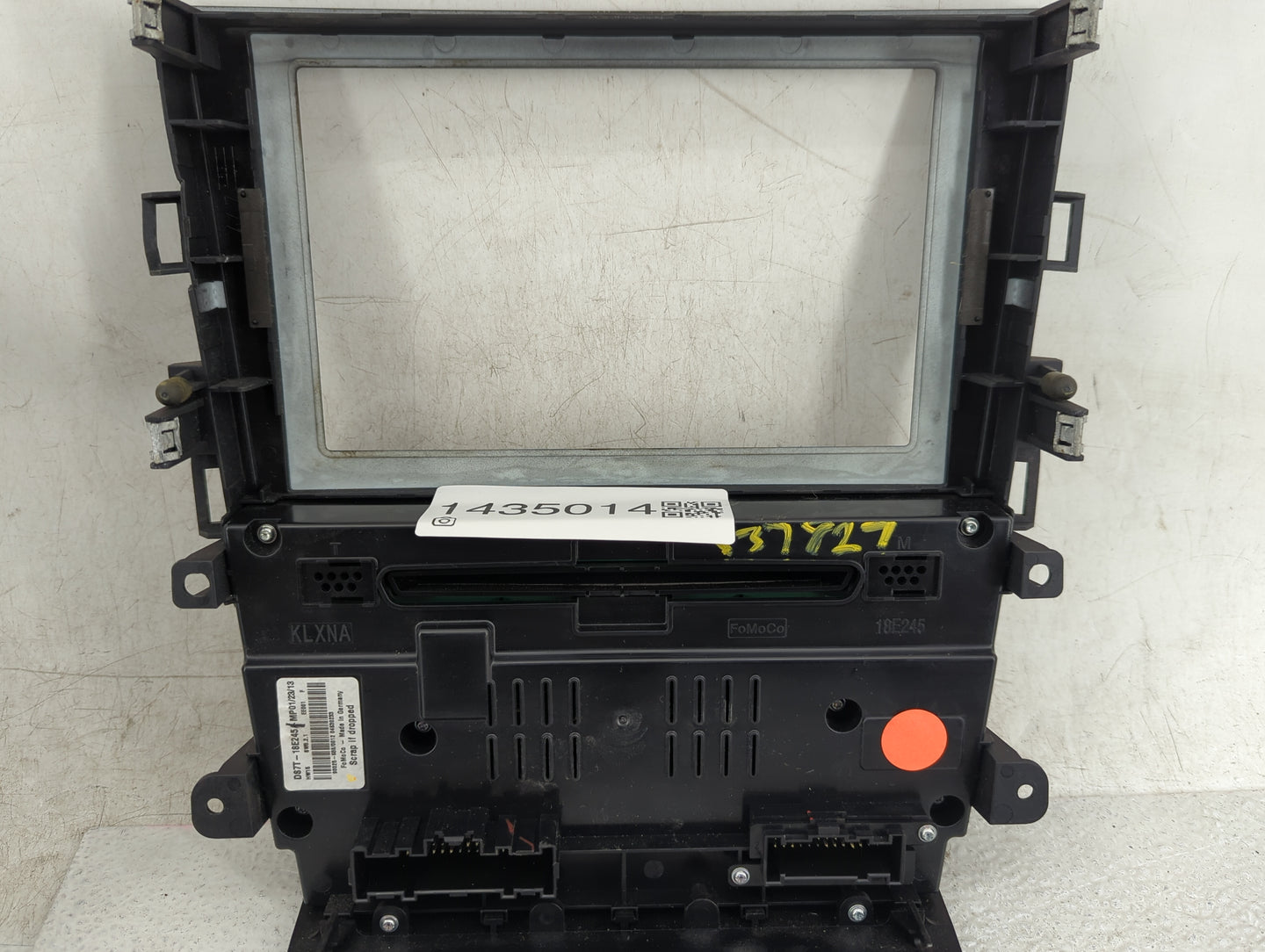 2013-2014 Ford Fusion Radio Control Panel Black - Oemusedautoparts1.com