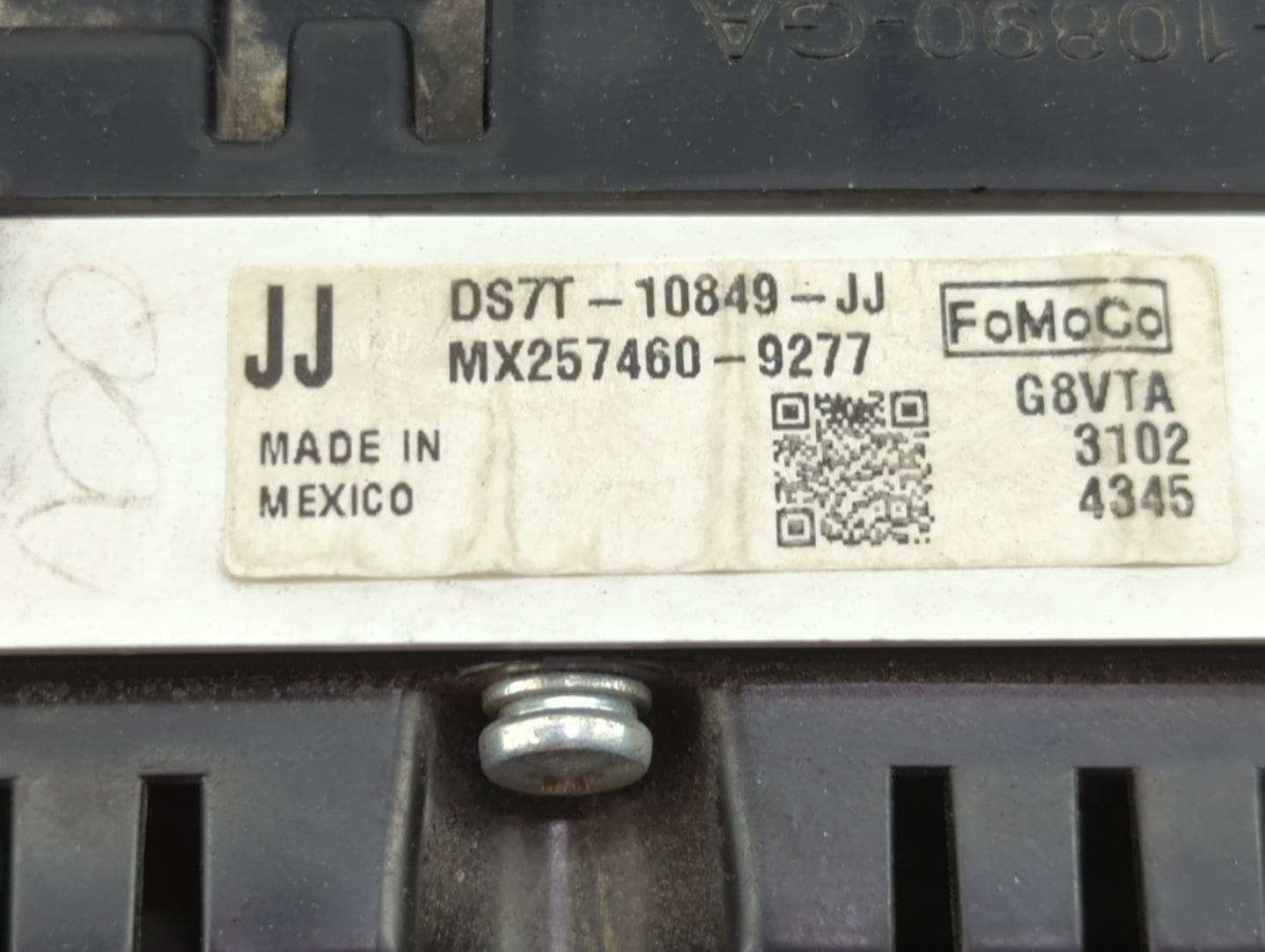 2013 Ford Fusion Instrument Cluster Speedometer Gauges P/N:DS7T-10849-JJ Fits OEM Used Auto Parts - Oemusedautoparts1.com