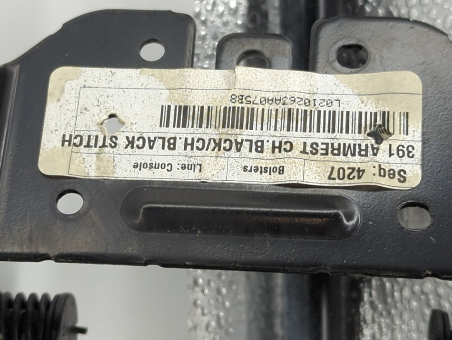 2013 Ford Fusion Center Console Armrest Cover Lid Fits OEM Used Auto Parts - Oemusedautoparts1.com