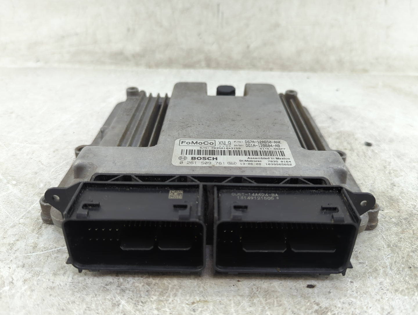 2013 Ford Fusion PCM Engine Control Computer ECU ECM PCU OEM P/N:DS7A-12A650-ANK DG1A-12B684-AB, 0261S09761, GU5T-14A624-BA 