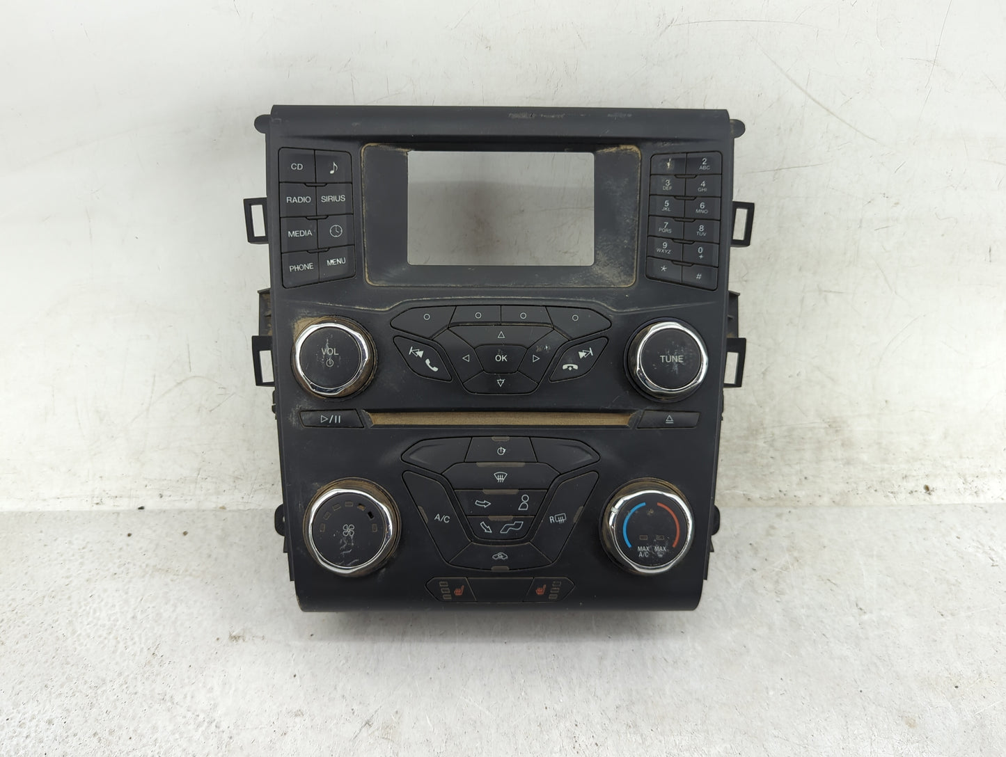 2013 Ford Fusion Radio AM FM Cd Player Receiver Replacement P/N:DS7T-18E243-KR DS7T-18E243-E Fits OEM Used Auto Parts - Oemu