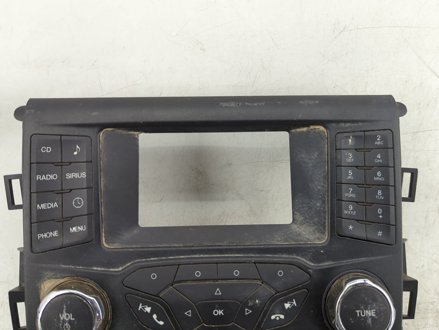 2013 Ford Fusion Radio AM FM Cd Player Receiver Replacement P/N:DS7T-18E243-KR DS7T-18E243-E Fits OEM Used Auto Parts - Oemu