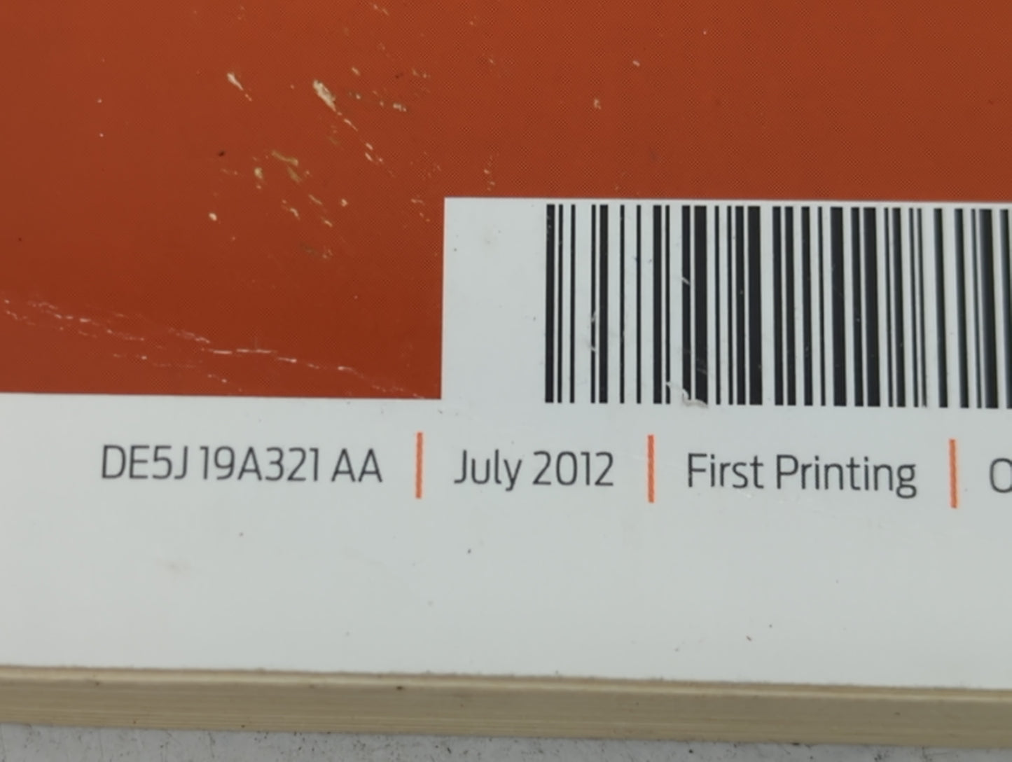 2013 Ford Fusion Owners Manual Book Guide P/N:20120706212512 OEM Used Auto Parts - Oemusedautoparts1.com
