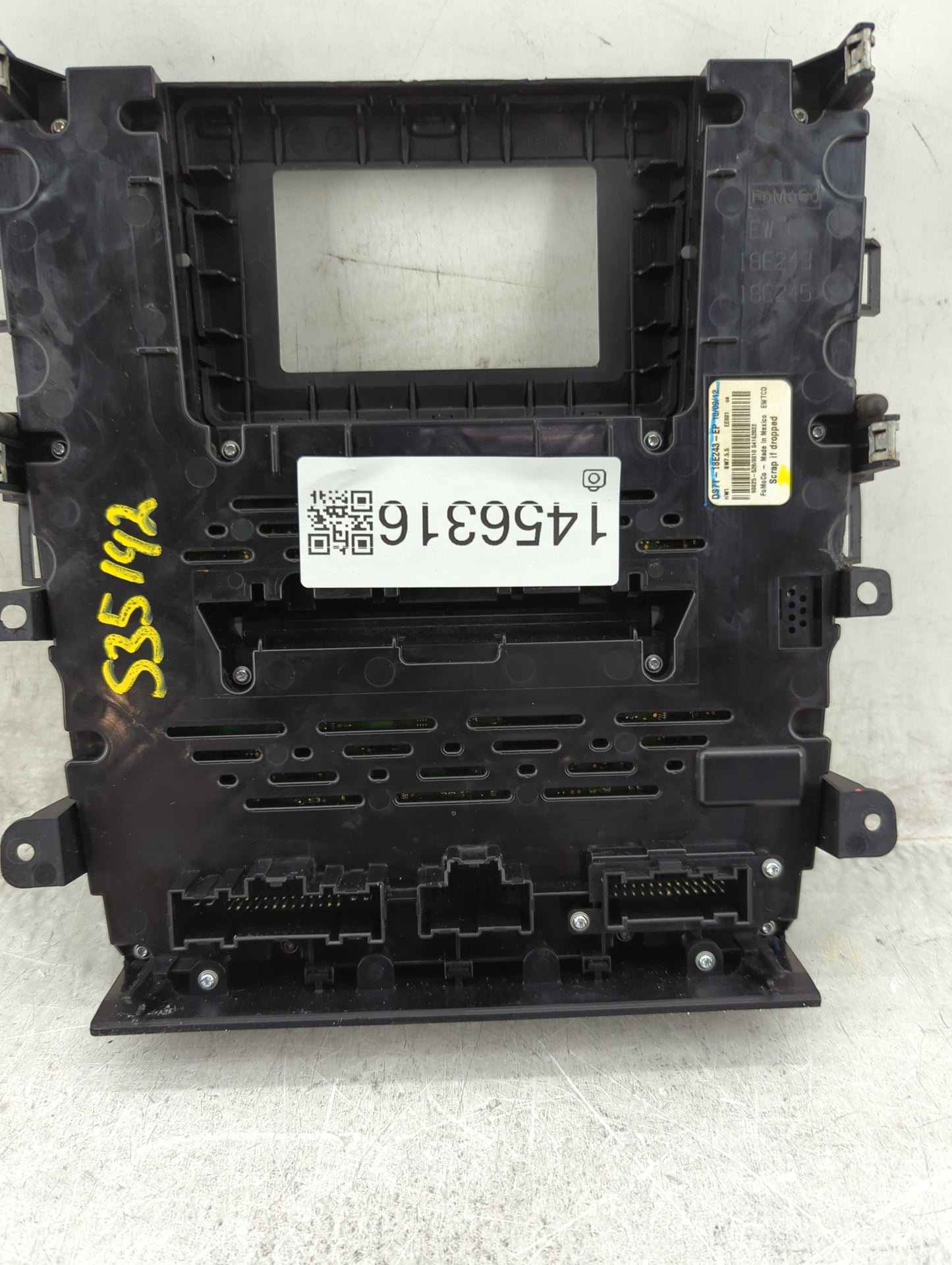 2013-2013 Ford Fusion Radio Control Panel - Oemusedautoparts1.com