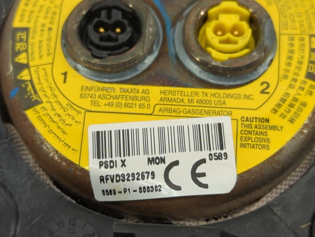 2013 Ford Fusion Air Bag Driver Left Steering Wheel Mounted Black - Oemusedautoparts1.com