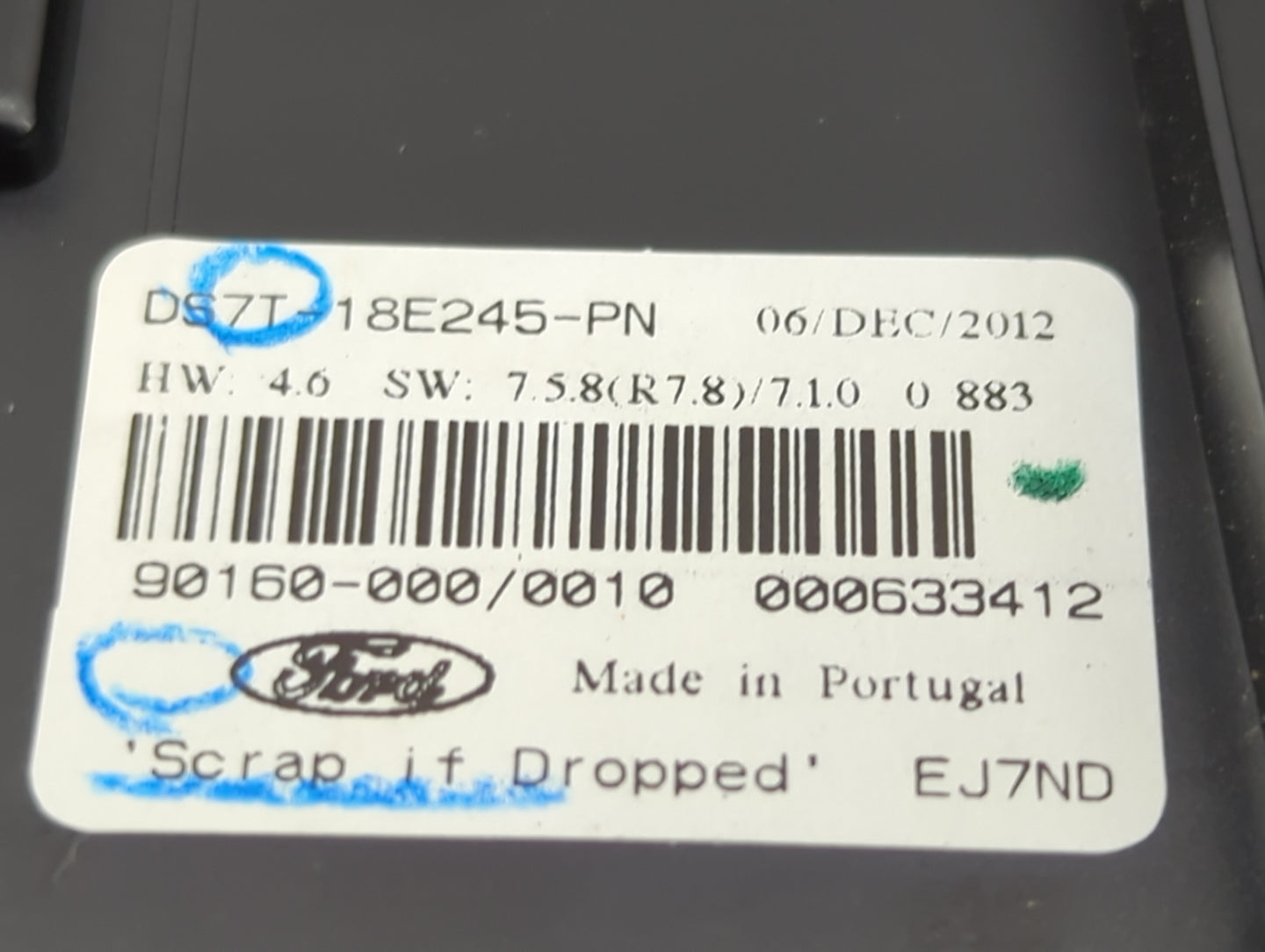 2013-2013 Ford Fusion Radio Control Panel 1464232 - Oemusedautoparts1.com