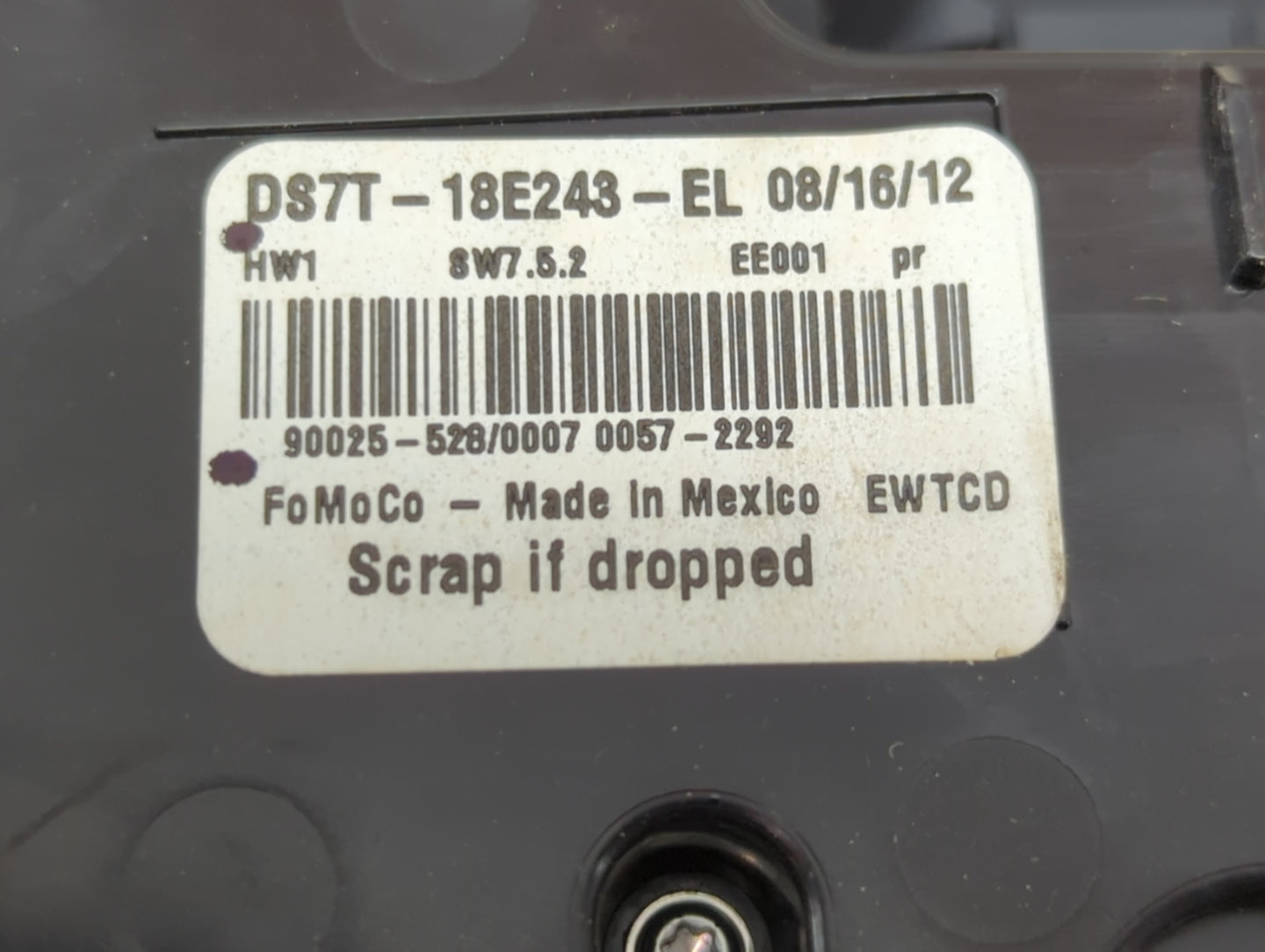 2013-2013 Ford Fusion Radio Control Panel 1464387 - Oemusedautoparts1.com