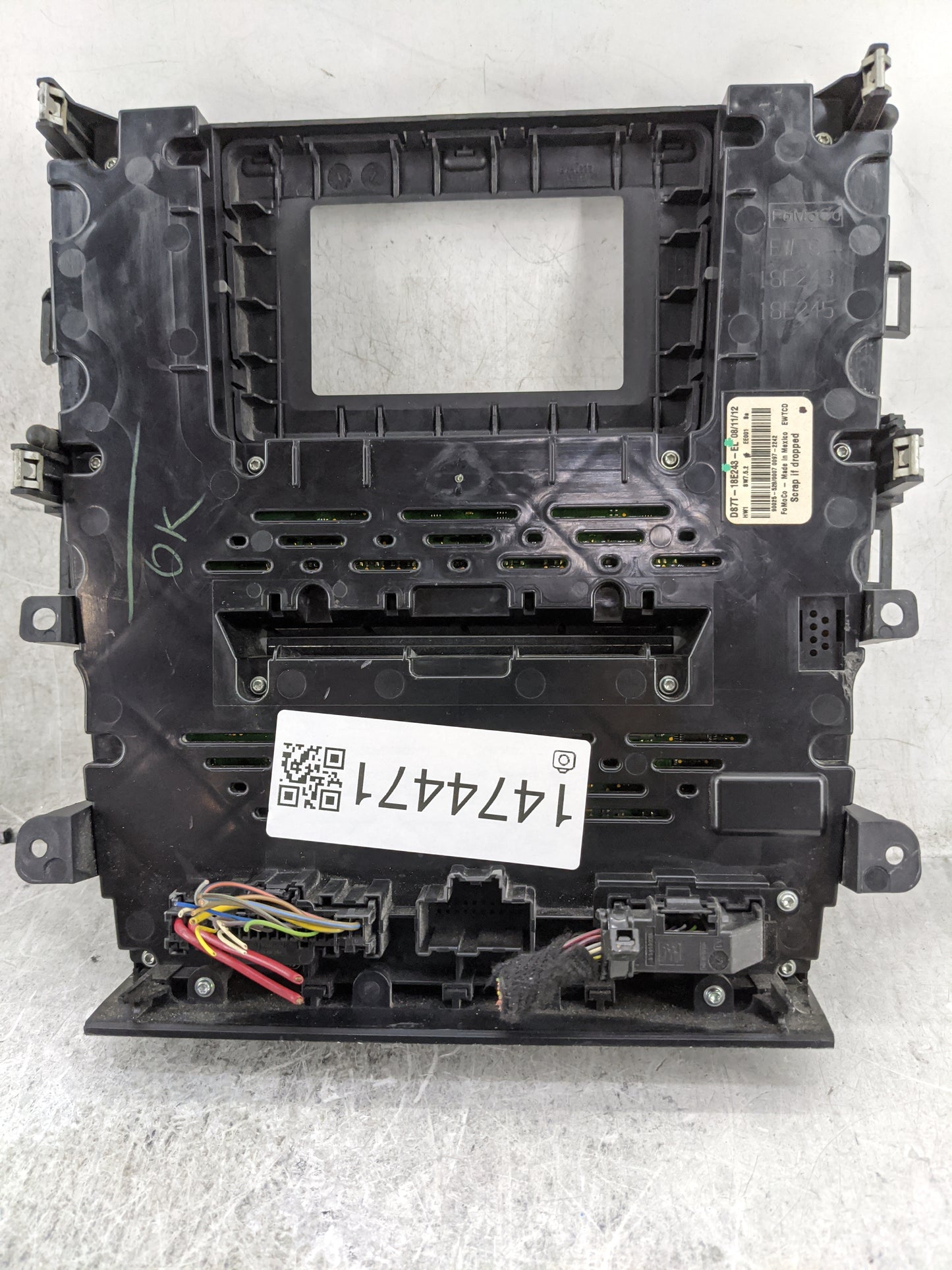 2013-2013 Ford Fusion Radio Control Panel 1474471 - Oemusedautoparts1.com