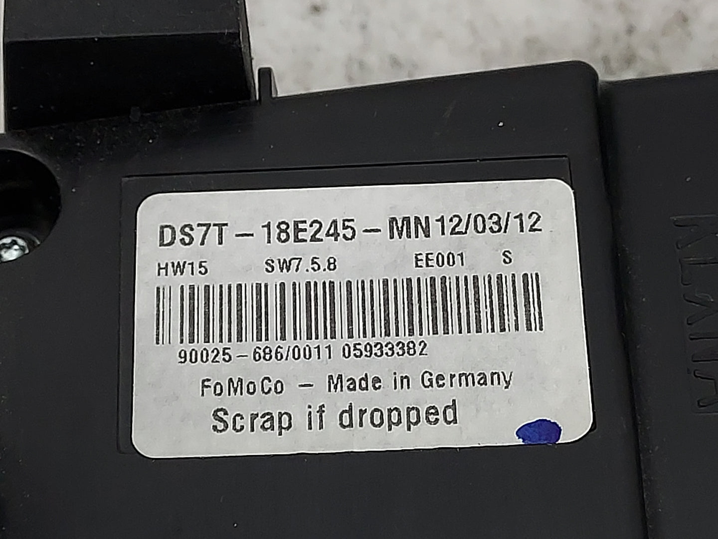 2013 Ford Fusion Climate Control Module Temperature AC/Heater Replacement P/N:DS7T-18E245-MN Fits OEM Used Auto Parts - Oemu