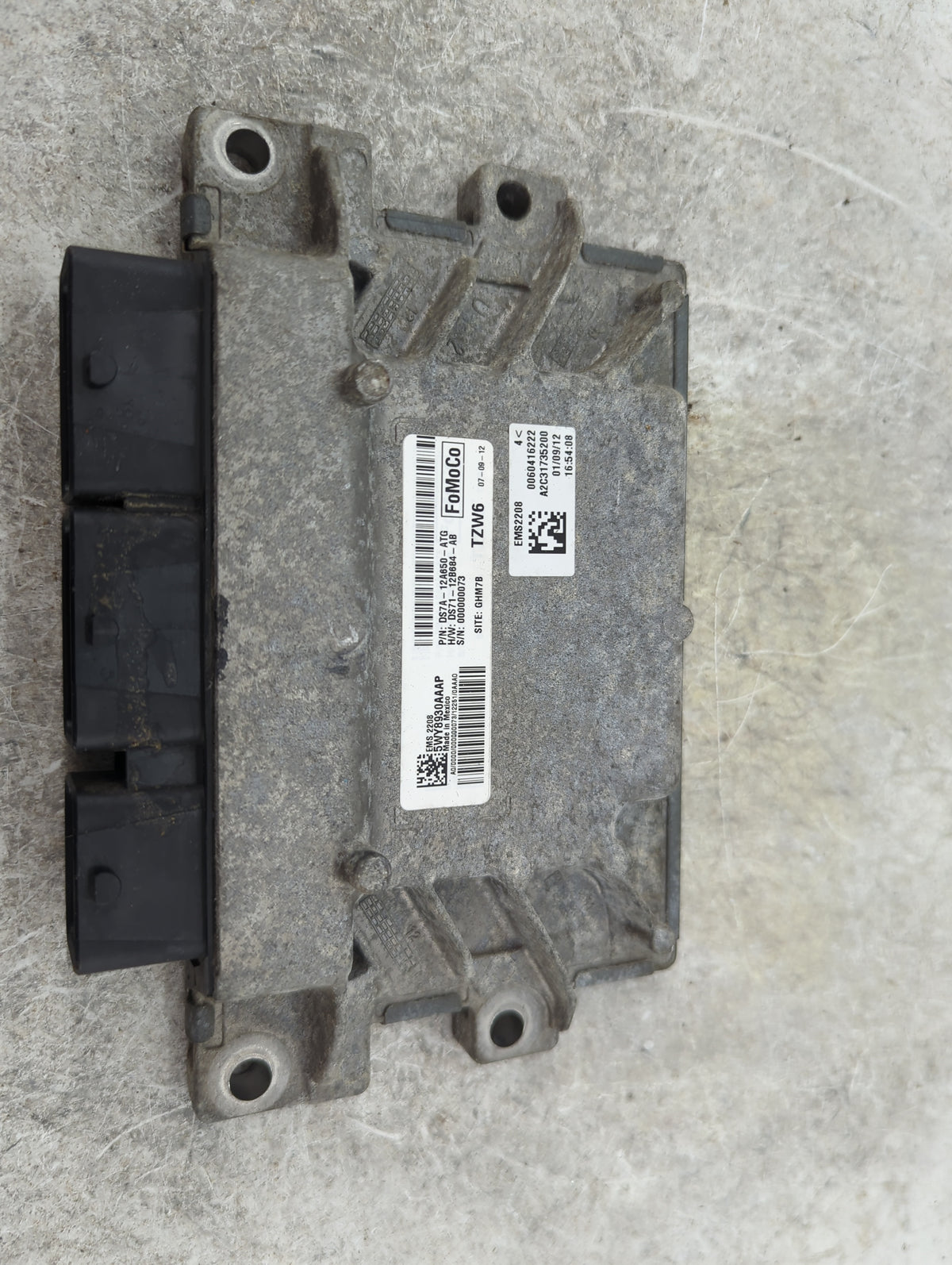 2014-2016 Ford Fusion PCM Engine Control Computer ECU ECM PCU OEM P/N:5WY8930AAAP DS7A-12A650-ATG Fits Fits 2014 2015 2016 O