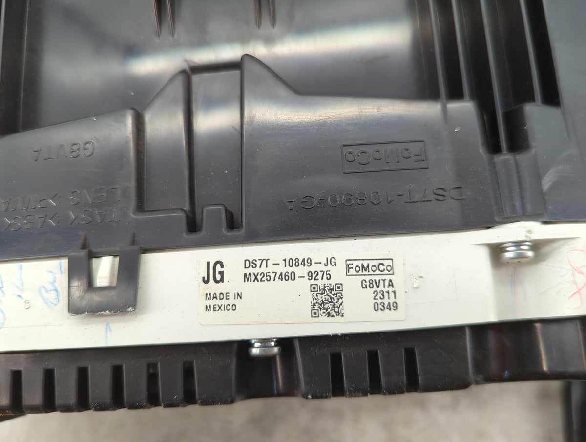 2013 Ford Fusion Instrument Cluster Speedometer Gauges P/N:DS7T-10849-JG DS7T-10890-GA Miles: Fits OEM Used Auto Parts - Oem