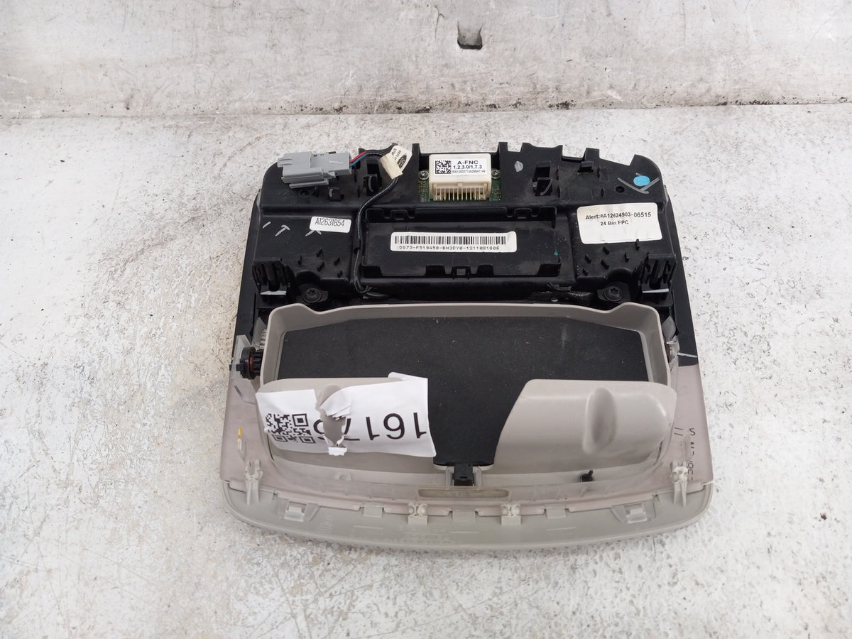 2013 Ford Fusion Overhead Roof Console Tan - Oemusedautoparts1.com