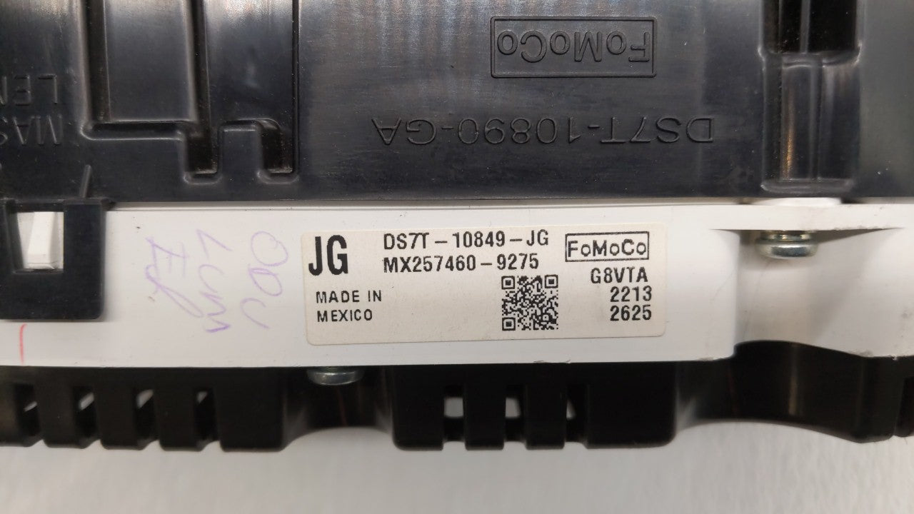 2013 Ford Fusion Instrument Cluster Speedometer Gauges P/N:DS7T-10849-EJ DS7T-10849-JG Fits OEM Used Auto Parts - Oemusedaut