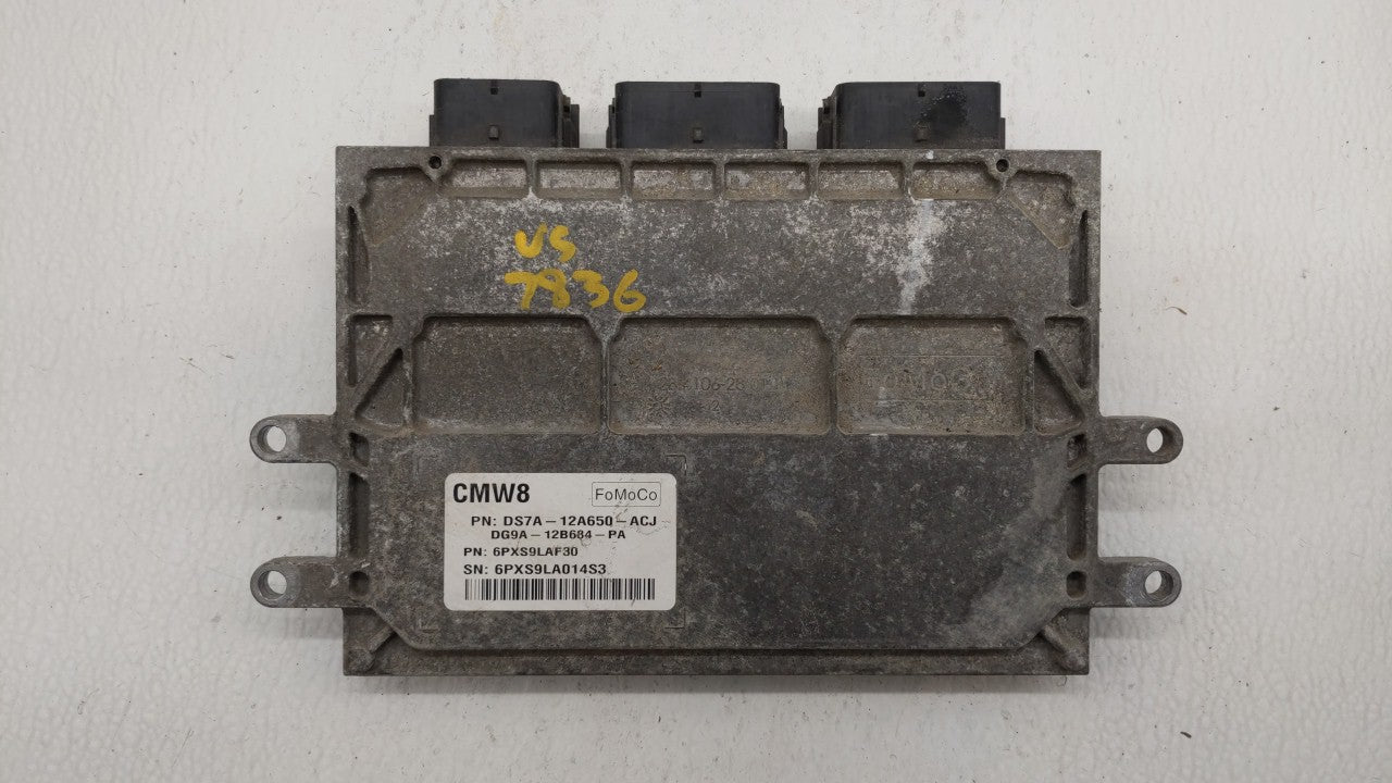 2013 Ford Fusion PCM Engine Control Computer ECU ECM PCU OEM P/N:DS7A-12A650-ACK DS7A-12A650-ACJ, DG9A-12B684-PA Fits OEM Us