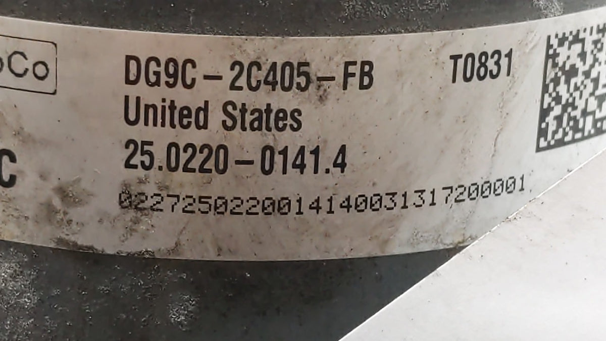 2013 Ford Fusion Anti-Lock Brake ABS Pump Module Actuator OEM P/N:DG9C-2C405-AH DG9C-2C405-FB Fits OEM Used Auto Parts - Oem