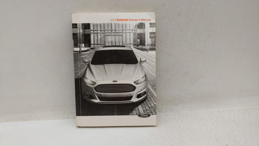 2013 Ford Fusion Owners Manual Book Guide OEM Used Auto Parts - Oemusedautoparts1.com