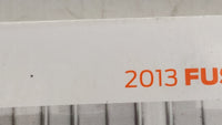 2013 Ford Fusion Owners Manual Book Guide OEM Used Auto Parts - Oemusedautoparts1.com